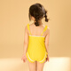 
Adoreswim Adorswim cute children's swimsuit girl 2025 spring and summer one-piece swimsuit yellow children's quick-drying swimsuit