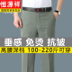 恒源祥桑蚕丝休闲西裤男2025夏季薄款男士休闲裤中年爸爸西装冰感裤子 LD6628#深灰色 34 【腰围2尺7】