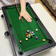 Mini pool table parent-child interactive toy indoor mini educational game for boys small pool table (19.2*27.5*7.5cm)