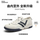 Seven Wolves men's shoes for summer new breathable mesh shoes for men's casual shoes lightweight soft sole sneakers 9854 white and blue 43 - Large size