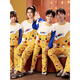 Ultraman Pajamas Pajamas Boys Algodón de manga larga de manga larga de manga larga y otoño Familia Tres y cuatro ropa familiar 2025 NUEVA Mother and Hija ropa para el hogar Venta caliente y manga larga de algodón puro 478 100 niños 8 tamaño recomendado aproximadamente 100 cm/24-30Jin [Jin equivale a 0.5 kg]