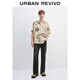 UR summer new men's random printed super loose cardigan shirt UMV250059 multicolor S (XS-S)
