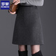 ROMON Xiaoxiang Fengdian Starry Sky Short Skirt for Women 2025 Autumn New High-waisted Korean Style Half-body Hip-covering Skirt for Women Black M Weight 90-100Jin Jin is equal to 0.5 kg