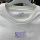 Adidas à manches courtes en 2025 Été imprimé à moitié à manches à manches en coton T-shirt blanc à la mode IP3878 / Coton XS 75-85Jin [Jin est égal à 0,5 kg]