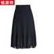 Hengyuanxiang Summer Women's Mother Falda Madre Falda de mediana edad Luz versátil y falda de baile delgada Falda A-Line Falda 753 Tamaño promedio 27 [Circunferencia de cintura 2 pies]