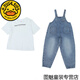 G.Duckkids de moneda de niñas Primavera y otoño Nuevo estilo Medium y grandes jeans de moda y de moda estilo coreano Corionero suelto Long pantalones azules azules retro retro overs de 160 cm