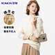 Romon [Wool] Cardigan dames en dentelle à demi-chouchure automne et hiver nouveau pull en tricot pull pull pull vestime pour femmes