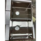 Évier en acier inoxydable Tableau supérieur et inférieur Basin de cuisine Small Single et Double Groove K-3884 / 97827T / 97829T / 97830 Single Groove 97830