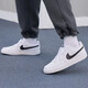 耐克（NIKE）男子运动休闲鞋COURT VISION运动鞋DH2987-101 白黑 42 