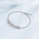 Chao Acer Platinum Crushed Ice Bracelet PT950 Bracelet Flash Coin Birthday Gift for Women Price Chain length is about 16cm+, including labor cost 830 yuan 6.3 grams