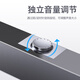 宏碁（acer）电脑音响蓝牙小音箱家用桌面台式电脑笔记本用超重低音炮USB长条游戏电竞迷你手机小钢炮RGB发光 曜石黑有线【旋钮调音】