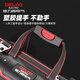 DELIXI ELECTRIC tool bag storage bag repair electrician tool bag woodworking tool bag canvas large capacity construction site shoulder bag plastic bottom leather tool bag 16 inches