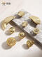 
Bright gold French brass cabinet door handle light luxury small angel cream windbreaker cabinet cabinet shoe cabinet drawer handle XZJ1283V gold
