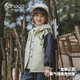 Mami Maca children's autumn clothing boys' coat hooded windbreaker children's clothing mountain outdoor jacket 09 green 120