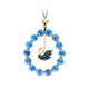 British Museum Swan Candy Heart Agate Blue Crystal Car Decoration Pendant Key Mobile Chain Men and Women's Best Friend Mid-Autumn Festival Gift