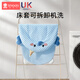 Xin'an's bed, middle bed, baby, newborn baby, anti-shocking and comforting the slope sleeping mat on the bed, bionic floor-to-ground wake-up artifact, gift box - small elephant bed + slope pad + toy stand + palm [Odd to buy and order to get a special cool mat for the middle bed]