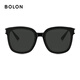 Bolon Tyrannosaurus Glasses Солнцезащитные очки мужчины Wang Hedi те же самые черные солнцезащитные очки для защиты от солнца и ультрафиолетовые лучи BL3111 C10-Gray/Gloss Black Polarized