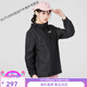耐克（NIKE）春夏季女士款连帽防晒外套运动休闲宽松梭织防风衣DM6180 DM6180-010 黑色 M