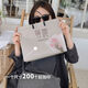 CLCEY Tulip Clothing Store Tote Bag Handheld Clothing Packaging Gifts Gifts Non-woven Custom Shopping Bag Tulips Thickened Can be Buckled Large Length 44 Height 33 Width 12200 Price