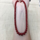 Zhaohao Coral Akha Ball Necklace