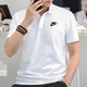 
Nike (NIKE) pure cotton POLO shirt men's top lapel business short-sleeved sports T-shirt CJ4457 black/FN3895-010 pure cotton breathable S 100-120Jin [Jin equals 0.5 kg]
