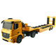 Dilanni (Dilanni) Dilanni Semi-Dailer-Traktor-Modell Fernbedienungsanhänger Spielzeug großer Transportwagen Flatebett-Lastwagen Ladung Ladung Großer Fernbedienungsanhänger