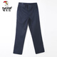 
Woodpecker (TUCANO) Men's Casual Pants 2025 Summer Thin Loose Straight High-End Solid Color Business Pants Men Long Pants Men Navy Blue 6625-1 32