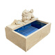 Garden outdoor fish pond landscape rockery fountain terrace garden turtle pond Pixiu Feng Shui tank flowing ornaments 6629 flowing water landscape combination