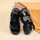 Walker Shop Pantoffeln für Männer [ausgewählte Top-Layer-Cowide-Stoff] Nicht-Schlupf-, schmutzige, modische, vielseitige lässige und einfache Männersandalen Blau 38