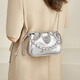 
Golden Fox (FOXER) 2025 new fashion luxury cloud bucket bag shoulder chain crossbody women's bag birthday gift for girlfriend silver