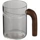 Crescent Cup für grüne Tee Making Special Glass Tasse mit Griff für persönliche Haushaltsfilter Tee Tasse Trinken Tee Trinkwasser Tasse 9207 Crescent Cup 450 ml 400 ml enthält nicht -600 ml Enthaltende