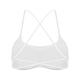 WISKII New Sports Bra Fitness Wear Beautiful Back Sports Vest Women's Pilates Training Top Casual Versatile Yoga Wear Ivory White M