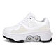 Bibizan Decormation Shoes Academy Academy Storm Hoalding обувь новая детская конька с двойными роликовыми коньками колесные туфли для туфли для туфли 9906 розовые стандартные кроссовки Размер 34