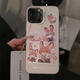OLPAY赏花朱迪尼克适用苹果16pro磨砂彩银华为mate卡通手机壳iphone15p 透白色-GH9214赏花朱迪尼克 荣耀70Pro