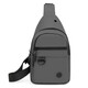 3882 Sac pour hommes Nouveau sac coffre de couleur unie lége