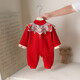 Same day delivery baby clothes spring and autumn 2025 new newborn jumpsuit baby 100-day one-year-old dress picture color 73cm