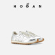 Hogan-Paarschuhe Neue 86er-Serie H671 Sports Casual Shoes Retro Mode Dick-Soled-Schuhe Silber 35.5