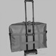 Thickened waterproof Oxford cloth checked bag large capacity travel bag foldable large luggage bag moving bag large size 70*50*34 black