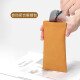 Glasses box portable men and women's eyes storage bag soft leather bag sunglasses storage bag protective cover sunglasses bag glasses bag-lamb leather texture love powder-1 pack
