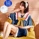 GTYUWVG6XL PAJAMAS для женщин в летнем домашнем хлопковой жене.
