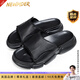 Newmder Slippers Мужчины носят высокую стоимость 2025 Новый летний воздухопроницаемый клип с толстыми причудливыми анти скользи