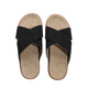 Hang Ten Pantoffeln für Männer 2025 Sommer neuer Stil atmungsaktiven Außenverschleiß modischer Gelegenheitsschuppen Trendy Lederhöhenhöhenhöhe-Flops Flip Flops Black 40 (Lederschuhgröße)