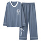 Pang Donglai DL Même pyjamas pour les femmes au printemps et à l'automne Coton Pure Version coréenne Cartoon Carton à manches longues Large taille Suit en deux pièces Automne d'été et de style de style hiver GXT9923 Couleur d'image M (recommandée 75-95jin [Jin est égal à 0,5 kg]))