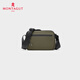 Mengtejiao tela neutral nueva bolsa cruzada bolso de hombro de moda bolso de viaje de hombro gran capacidad pequeña bolsa de varianza verde
