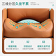 Bubang Lao Shi Yunduo Sofá simple Adecuado para que los ancianos se sienten durante mucho tiempo y se sientan cómodos protección de la cintura ergonómica especial anti-caza [estilo corto] Yunduo Sofá anciano (naranja) 750*835*1080 mm