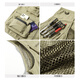 
JEEP SPIRIT Jeep Workwear Vest Men's Spring and Summer Fishing Vest Photography Multi-Pocket Jacket Men's Black M
