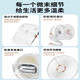 Xiaomi youpin petit ventilateur 2025 Nouveau petit ventilateur de clip USB Charge silencieuse Ultra-long Battery Life de bureau Ventilateur de charge 1047 White 24000mAh Ventilateur de 6 pouces Lumière de nuit à 5 vitesses