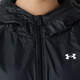 
Under Armour Rival Sport Windbreak Summer New Sports Jacket Loose Running Outdoor Casual Jacket Women 100% Polyester/Black XL (175/92A)