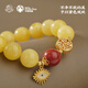 Potala Palace Beeswax Nanhong Bracelet for Men and Women 925 Silver Separated Beads Wenwanpan Play Transfer Bead Bracelet Birthday Gift for Girlfriend