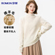 Romon [Wool] Cardigan dames en dentelle à demi-chouchure automne et hiver nouveau pull en tricot pull pull pull vestime pour femmes